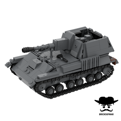 Танк СУ-76 советская самоходная установка | SU-76 Soviet light self-propelled gun lego