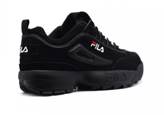 Fila Disruptor 2 Черные полностью замшевые (36-46)