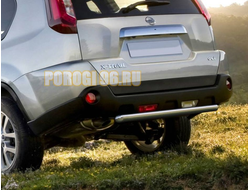 Защита заднего бампера d57 для Nissan X-trail T31 (ниссан х треил)