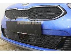 Защита радиатора KIA Ceed III 2018- black низ с датчиком ACC