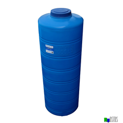 Емкость 1м3 (1000л) синяя вертикальная