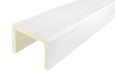 Декоративная балка из полиуретана Country Decor (WOOD LOOK) строганая М9 (90x70) белый