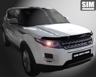 Дефлектор капота темный Land Rover Range Rover Evoque 2011-2018