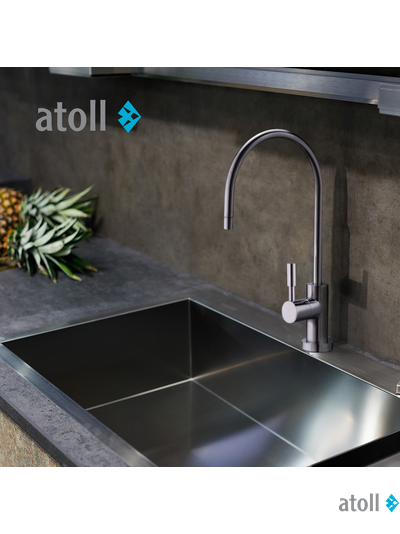 Кран рычажковый atoll A-8883-CP LED (хром)