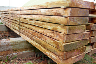 Siberian Larch unedged timber for export