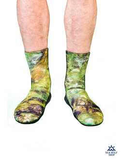 Носки неопреновые 9мм AquaDiscovery "OPEN CELL Duratex Camo" p.46/47
