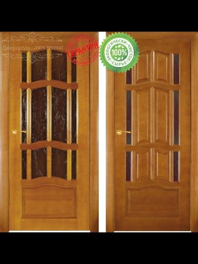 МАССИВ СОСНЫ. АМПИР, "ДУБ СВЕТЛЫЙ". ПОЛОТНО ОСТЕКЛЕННОЕ.  ПОЛОТНО С БОКОВЫМ ОСТЕКЛЕНИЕМ.