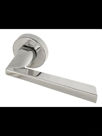 Дверная ручка на круглом основании Fratelli Cattini "UNICA" 7-CR полированный хром