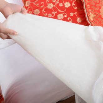 Шелковое одеяло Chang белое 200х220 зимнее в марле Эксклюзив