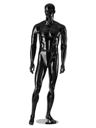 TM-10 R (BLACK, WHITE) Манекен мужской глянец
