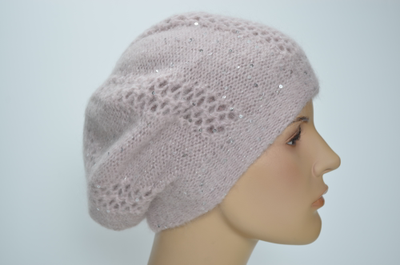 Vizio Collezione розовый итальянский берет 1341