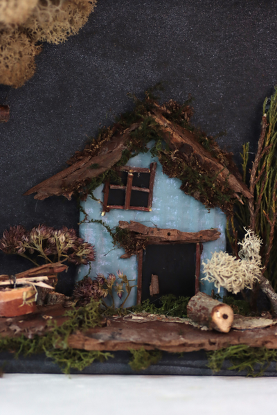 Новогодняя эко-картина № 1179