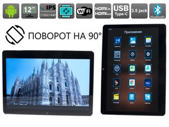 Навесной монитор 12&quot; на подголовник AVS1205MPP (01) на Android