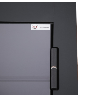 Стальная дверь   Снегирь с окном (терморазрыв 3к). Заказная модель.