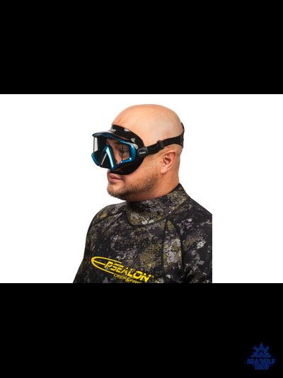 Маска для дайвинга Scuba Brothers Sigma Blue, трехстекольная