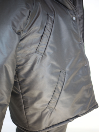 Костюм для охранника зимний, чёрный, великан (большого размера 68-70, 72-74, 76-78, 80-82)