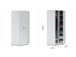 Спальня Йорк - Шкаф угловой