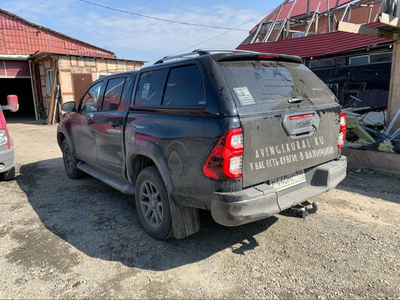 Кунг Alpha GSS для Toyota Hilux Revo черный ксераллик 218