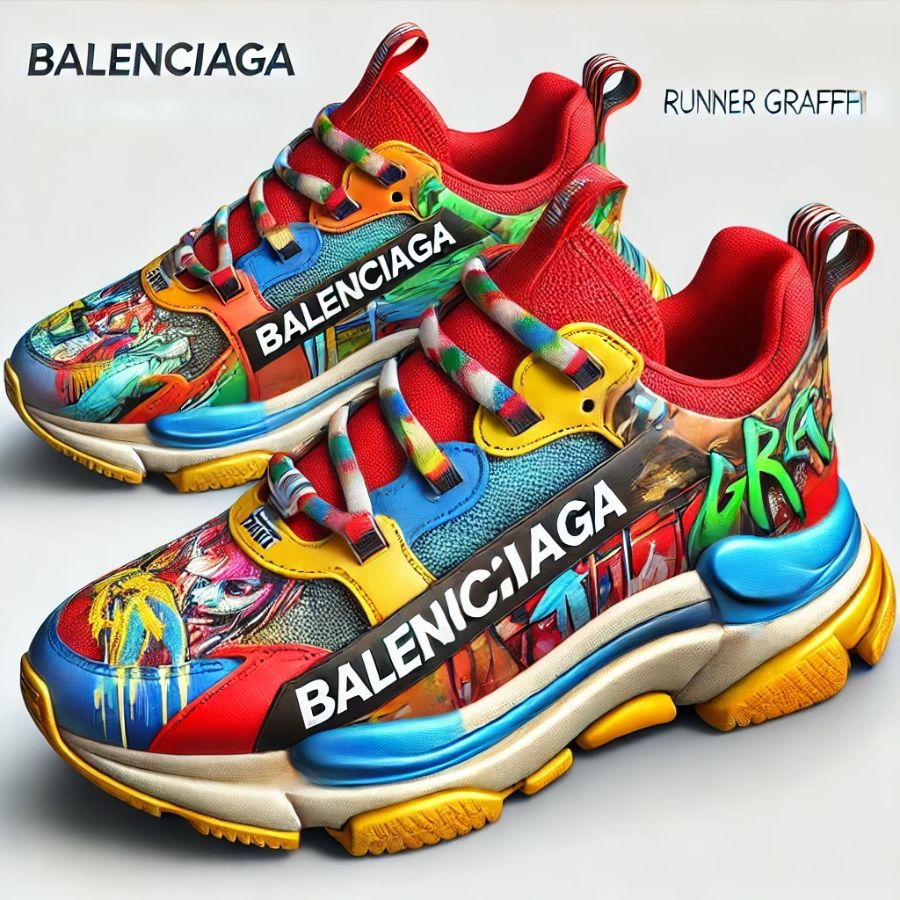 кроссовки Balenciaga Runner Graffiti