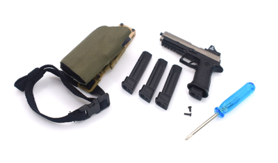 Пистолет с кобурой и подсумками под магазины - 1/6 (26062R) - Easy&Simple