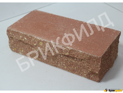 Имитация природного камня "Дикий камень" тычок+ложок. Розовый. Кирпичный завод Брик Филд