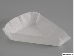 Форма для выпечки белая Треугольник 10,2 х 7,5 х 2,5 см (20-25 шт)