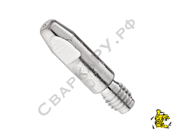Наконечник токосъемный для горелок MIG/MAG Binzel ф0.8мм М6х28мм CuCrZr c покрытием из серебра