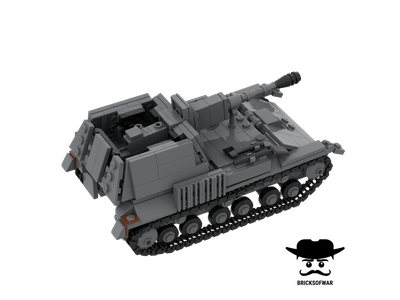 Танк СУ-76 советская самоходная установка | SU-76 Soviet light self-propelled gun lego