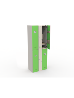 Блоки шкафов-локеров серии «LL 04A» Блоки из четырех шкафов - локеров для персонального использования