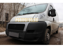 Защита радиатора Fiat Ducato III 2006-2014 black низ