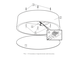 Arlight SP-TOR-PILL-R800-94W (BK, 120 deg)