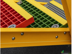 Ступени стеклопластиковые из решетчатого настила купить в СПб