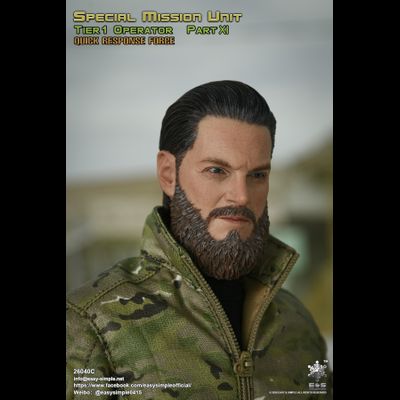 БОЕЦ СИЛ СПЕЦИАЛЬНЫХ ОПЕРАЦИЙ США - Коллекционная ФИГУРКА 1/6 scale SMU Tier 1 Operator Part XI Quick Response Force (26040C) - Easy&amp;Simple