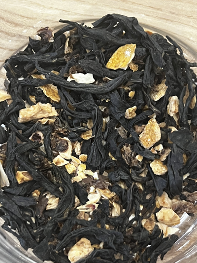 Чёрный чай с добавлением сушёного лимона