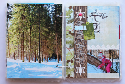 ФП штамп "Веточка ольхи"