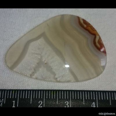Кабошон - агат. Казахстан.