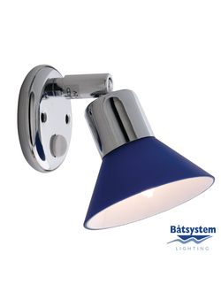 Светильник галогеновый Batsystem Martin 8965CB 12В 10Вт синий абажур