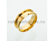 основа для кольца "Круг", нержавеющая сталь, цвет-золото