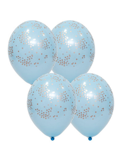 Конфетти голубой