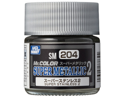 Mr. Hobby: Краска эмалевая металлик SM204 "Super Stainless 2"