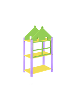 СТЕЛЛАЖ 19 ( 3 ПОЛКИ )