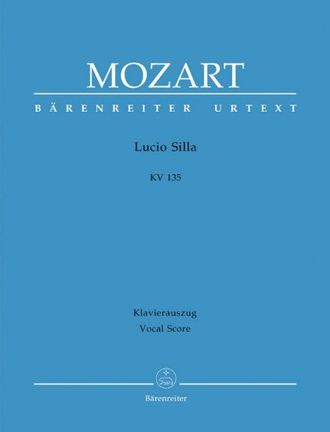 Mozart. Lucio Silla KV135 Klavierauszug (it/dt)