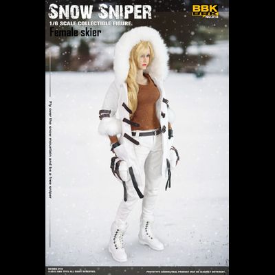 Лыжница-снайпер - КОЛЛЕКЦИОННАЯ ФИГУРКА 1/6 scale Snow Sniper (BBK018) - BBK