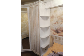 шкаф классика белый золото распашной