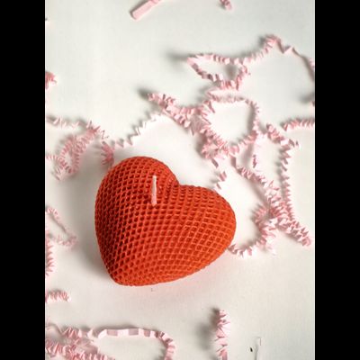 Свеча "Сердце" Красный