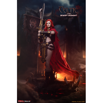 Варварша в золотом - КОЛЛЕКЦИОННАЯ ФИГУРКА 1/6 Celtic Bravery Wildheart Golden (PL2023-208A) - TBLeague