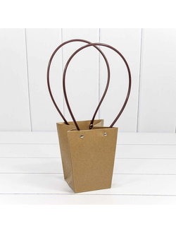 Пакет-сумочка 15,5*13*9,5см Крафт КП05/2