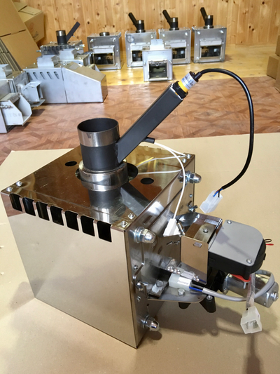 Факельные горелки Бегемот 15 и 25 кВт со шнеком в комплекте.