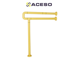 Поручень напольно-настенный с антибактериальным покрытием, Крепление: пол - стена