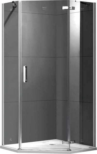 Душевой уголок Gemy Fall Tea S29095, 80x80x190 см.